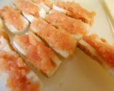 明太チーズちくわ☆ミニ春巻作り方3写真