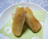 明太チーズちくわ☆ミニ春巻作り方11写真