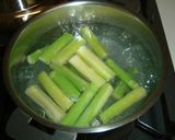 アスパラと鶏ササミの青海苔炒め作り方1写真
