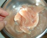 アスパラと鶏ササミの青海苔炒め作り方2写真