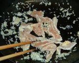 アスパラと鶏ササミの青海苔炒め作り方3写真