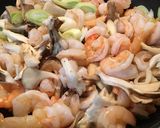 春色♪海老と舞茸の炒め物♪糖質オフ♪作り方3写真