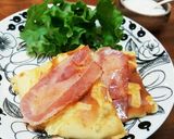 朝食に！ベーコンとチーズのホットケーキ作り方5写真
