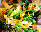 油揚げと蒟蒻のホウレン草の胡麻和え作り方9写真