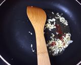 ホタルイカ春キャベツのトマトソースパスタ作り方2写真