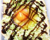 たまごのせ☆お好み焼きトースト♪作り方3写真