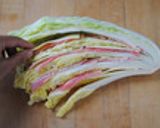 白菜と豚肉のミルフィーユ風蒸しサラダ作り方3写真