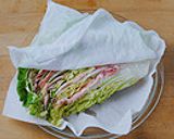 白菜と豚肉のミルフィーユ風蒸しサラダ作り方5写真