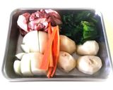 塩豚とほうれん草のホワイトシチュー作り方1写真