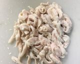 鳥胸肉料理で余った皮で 鶏皮の湯引き作り方4写真