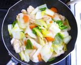 柔らか鶏むね肉とたっぷり野菜で作る八宝菜作り方9写真