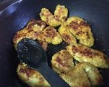 モリーカを使って…鳥チーズカレー香草焼き作り方3写真