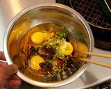あさりの佃煮の出し巻き玉子作り方3写真