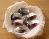 さばとねぎのレンジ蒸し 梅ソース作り方4写真