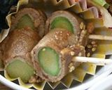 お弁当♬ずるい!?アスパラ牛肉巻き作り方4写真