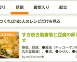 すき焼き風春菊と豆腐の卵とじ☆作り方5写真
