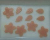 ハムの花模様の卵焼き♪作り方1写真