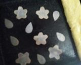 ハムの花模様の卵焼き♪作り方4写真