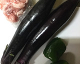 なすとピーマンと豚こまの炒め物♪作り方1写真