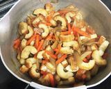 今日ランチ。フキと炒り卵のちらし寿司作り方1写真