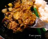 ヘルシー。茄子の和風ドライカレー作り方5写真