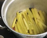 今日ランチ。フキと炒り卵のちらし寿司作り方2写真