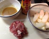 誰でもできる♡ウドと豚肉の味噌炒め♪作り方1写真