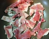 誰でもできる♡ウドと豚肉の味噌炒め♪作り方2写真