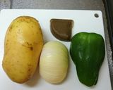 カレールー1片で！お一人様カレー作り方1写真
