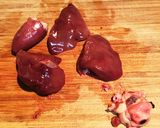 ワインに合う~鶏レバーの赤ワイン煮作り方1写真
