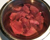 ワインに合う~鶏レバーの赤ワイン煮作り方2写真