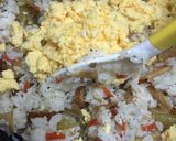今日ランチ。フキと炒り卵のちらし寿司作り方5写真