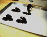 ラフなハートチョコ作り方3写真