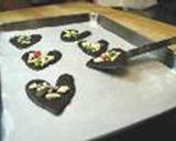 ラフなハートチョコ作り方4写真