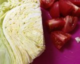 洋風♪トマトでサッパリ味噌すーぷ作り方1写真