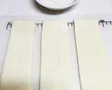 おつまみに最高☆納豆キムチの三角春巻き作り方2写真