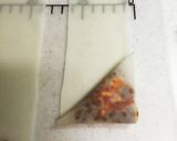 おつまみに最高☆納豆キムチの三角春巻き作り方7写真