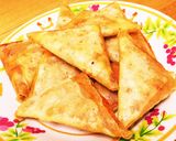 おつまみに最高☆納豆キムチの三角春巻き作り方13写真