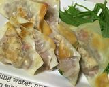 焼きワンタン&油がスッキリ！砂糖で手洗い作り方7写真