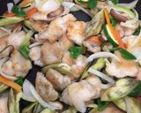 柔らか胸肉で旨々炒め作り方10写真