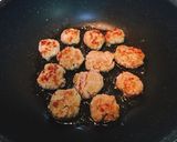手抜きに見えない時短！肉団子と野菜炒め作り方6写真