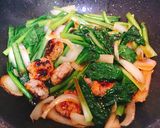 手抜きに見えない時短！肉団子と野菜炒め作り方9写真