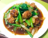 手抜きに見えない時短！肉団子と野菜炒め作り方10写真