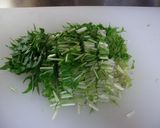 水菜の冷製パスタ作り方2写真