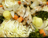 鶏肉とソーセージのぎゅうぎゅう焼き♡作り方9写真