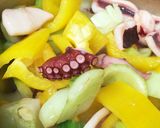 たこといかのトマト煮込み☆*+作り方2写真