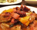 たこといかのトマト煮込み☆*+作り方5写真