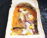 ズボラでゴメン！食パン枠ベーコンオムレツ作り方3写真