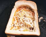 ズボラでゴメン！食パン枠ベーコンオムレツ作り方4写真