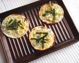 包丁いらずで簡単！餃子の皮ピザ作り方4写真